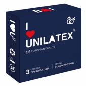 Ультрапрочные презервативы Unilatex Extra Strong - 3 шт. - Unilatex - купить с доставкой в Самаре