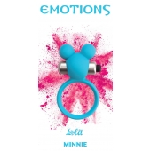 Голубое эрекционное виброколечко Emotions Minnie Breeze - Lola Games - в Самаре купить с доставкой