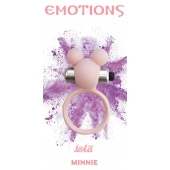 Розовое эрекционное виброколечко Emotions Minnie Light pink - Lola Games - в Самаре купить с доставкой