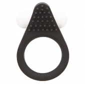 Чёрное эрекционное кольцо LIT-UP SILICONE STIMU RING 1 BLACK - Dream Toys - в Самаре купить с доставкой