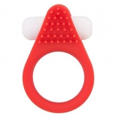 Красное эрекционное кольцо LIT-UP SILICONE STIMU RING 1 RED - Dream Toys - в Самаре купить с доставкой