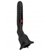Чёрный вибростимулятор для головки члена с эффектом всасывания Vibrating Roto-Sucker - Pipedream - в Самаре купить с доставкой