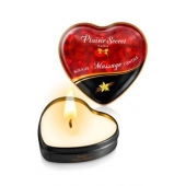 Массажная свеча с ароматом ванили Bougie Massage Candle - 35 мл. - Plaisir Secret - купить с доставкой в Самаре
