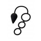 Тройное эрекционное кольцо с анальным хвостом Drop M-size - Erotist Adult Toys - в Самаре купить с доставкой