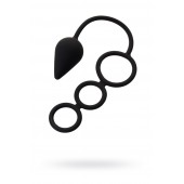 Тройное эрекционное кольцо с анальным хвостом Drop M-size - Erotist Adult Toys - в Самаре купить с доставкой