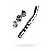 Металлический анальный душ с тремя насадками - ToyFa - купить с доставкой в Самаре