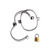 Металлические наручники на замке - ToyFa - купить с доставкой в Самаре