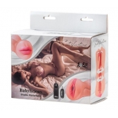 Двусторонний мастурбатор с вибропулей Satisfaction Babylicious - Lola Games - в Самаре купить с доставкой