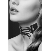 Оригинальный ошейник-чокер со шнуровкой - Bijoux Pour Toi - купить с доставкой в Самаре