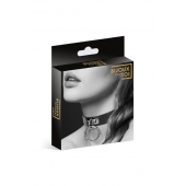 Узенький ошейник из полиуретана с кольцом - Bijoux Pour Toi - купить с доставкой в Самаре