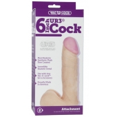 Ультра реалистичная насадка Vac-U-Lock  6  ULTRASKYN Cock - 17,3 см. - Doc Johnson - купить с доставкой в Самаре