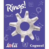Прозрачное эрекционное кольцо Rings Cogweel - Lola Games - в Самаре купить с доставкой