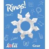 Прозрачное эрекционное кольцо Rings Gear - Lola Games - в Самаре купить с доставкой
