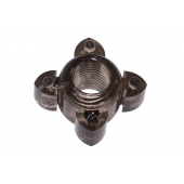 Чёрное эрекционное кольцо Rings Screw - Lola Games - в Самаре купить с доставкой