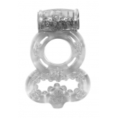 Прозрачное эрекционное кольцо Rings Treadle с подхватом - Lola Games - в Самаре купить с доставкой