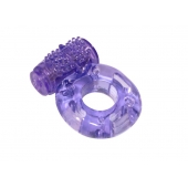 Фиолетовое эрекционное кольцо с вибрацией Rings Axle-pin - Lola Games - в Самаре купить с доставкой