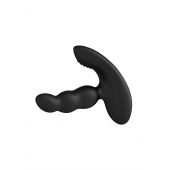 Черный силиконовый стимулятор простаты Levett Nitoc с пультом ДУ - Levett - в Самаре купить с доставкой