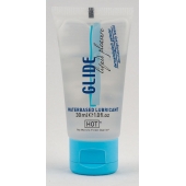 Интимная смазка на водной основе Glide - 30 мл. - HOT - купить с доставкой в Самаре