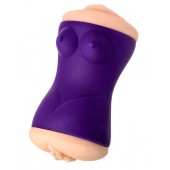 Двухсторонний мастурбатор JOS YARA в фиолетовой колбе - JOS - в Самаре купить с доставкой