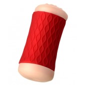 Двухсторонний мастурбатор JOS  NADIN в красном цилиндре - JOS - в Самаре купить с доставкой