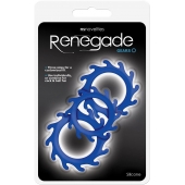 Набор из 3 синих эрекционных колец Renegade Gears - NS Novelties - в Самаре купить с доставкой
