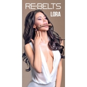 Кляп-трензель Lora с металлическими кольцами - Rebelts - купить с доставкой в Самаре