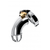 Серебристый мужской пояс верности TOYFA Metal - ToyFa - купить с доставкой в Самаре