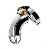 Серебристый мужской пояс верности TOYFA Metal - ToyFa - купить с доставкой в Самаре