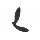 Чёрный вибростимулятор простаты Sex Expert Vibe Pleasure - Sex Expert - в Самаре купить с доставкой