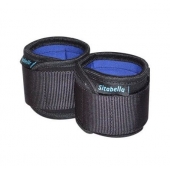 Неопреновые черно-синие наручники - Sitabella - купить с доставкой в Самаре