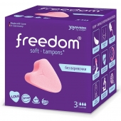 Женские гигиенические тампоны без веревочки FREEDOM normal - 3 шт. - Freedom - купить с доставкой в Самаре
