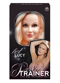 Надувная кукла с вибрацией и 2 любовными отверстиями Hot Lucy Lifesize Love Doll - NMC - в Самаре купить с доставкой