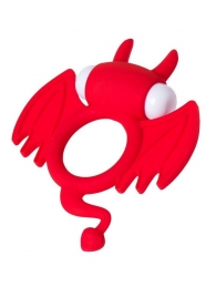 Красное эрекционное кольцо на пенис JOS COCKY DEVIL - JOS - в Самаре купить с доставкой