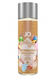 Смазка на водной основе Candy Shop Butterscotch с ароматом ирисок - 60 мл. - System JO - купить с доставкой в Самаре