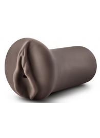 Коричневый мастубратор-вагина Nicole s Kitty - Blush Novelties - в Самаре купить с доставкой