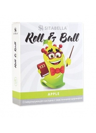Стимулирующий презерватив-насадка Roll   Ball Apple - Sitabella - купить с доставкой в Самаре
