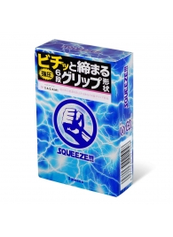 Презервативы Sagami Squeeze волнистой формы - 5 шт. - Sagami - купить с доставкой в Самаре