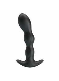Черный анальный стимулятор простаты с вибрацией Special Anal Massager - 14,5 см. - Baile - в Самаре купить с доставкой