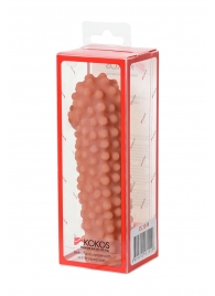 Телесная насадка на фаллос с бугорками KOKOS Extreme Sleeve 10 - 15,8 см. - KOKOS - в Самаре купить с доставкой