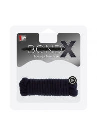 Чёрная веревка для связывания BONDX LOVE ROPE - 5 м. - Dream Toys - купить с доставкой в Самаре