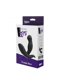 Черный вибромассажер простаты PROSTATE HERO - Dream Toys - в Самаре купить с доставкой