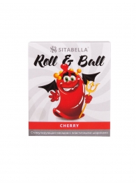 Стимулирующий презерватив-насадка Roll   Ball Cherry - Sitabella - купить с доставкой в Самаре
