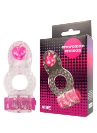 Прозрачное эрекционное кольцо Erowoman-Eroman - Erowoman-Eroman - в Самаре купить с доставкой
