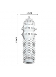 Закрытая прозрачная насадка Crystal sleeve - 14,2 см. - Erowoman-Eroman - в Самаре купить с доставкой