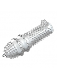 Закрытая прозрачная насадка Crystal sleeve - 14,2 см. - Erowoman-Eroman - в Самаре купить с доставкой