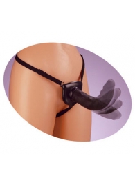 Черный податливый страпон Posable Partner Strap-On - 17,8 см. - Pipedream - купить с доставкой в Самаре