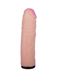 Черный пояс-трусики с насадкой  Гламур Dana  - 15,5 см. - LOVETOY (А-Полимер) - купить с доставкой в Самаре