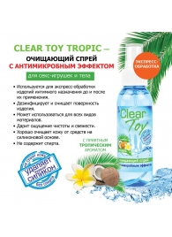 Очищающий спрей для игрушек CLEAR TOY Tropic - 100 мл. - Биоритм - купить с доставкой в Самаре