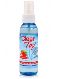 Очищающий спрей для игрушек CLEAR TOY Strawberry - 100 мл. - Биоритм - купить с доставкой в Самаре
