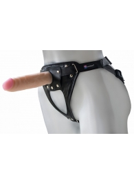 Универсальный мягкий пояс с насадкой Hard brutal BDSM-КОНСУЛ - 17 см. - LOVETOY (А-Полимер) - купить с доставкой в Самаре